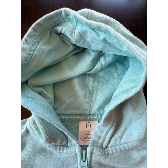 Baby Gap Hooded Full Zip Up Size 3T - Picture 3 of 6